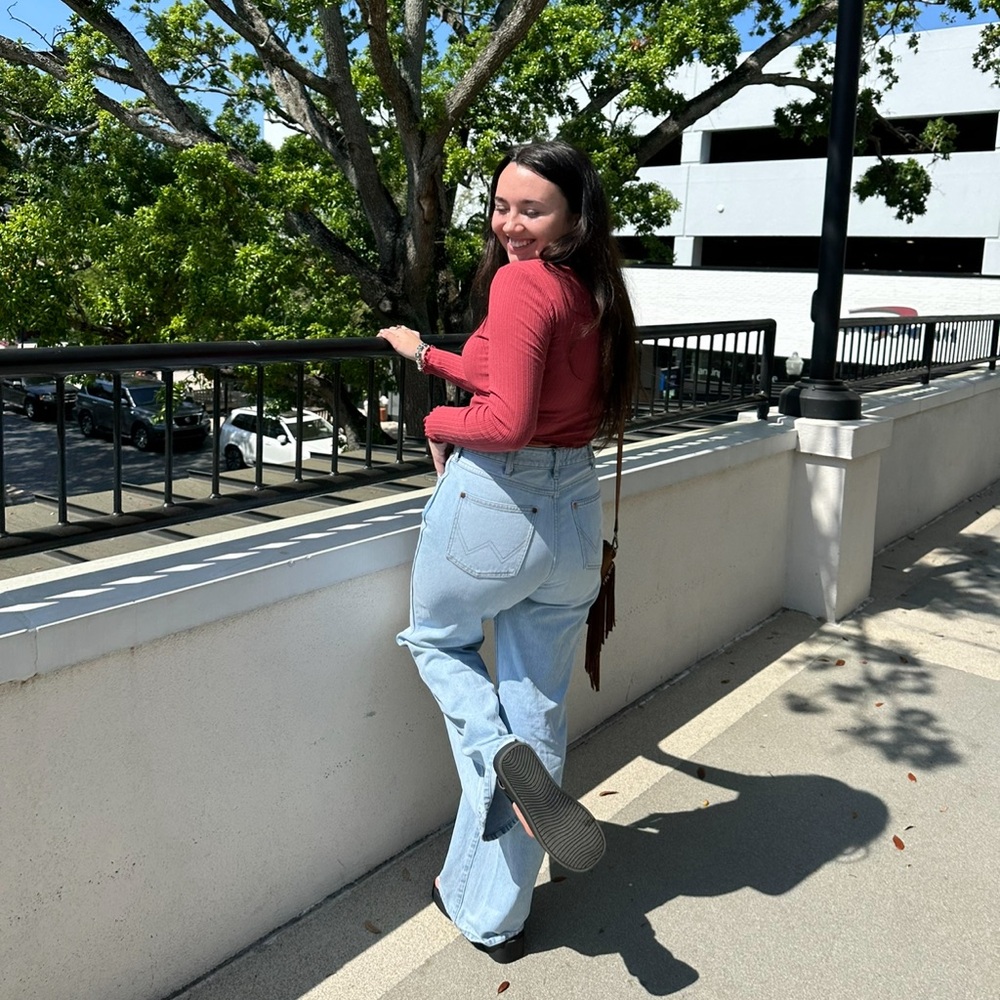 Wrangler Light Wash Flare Jeans